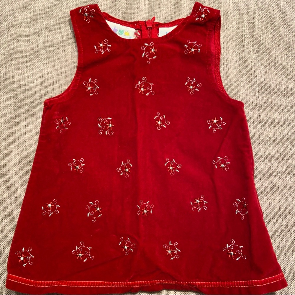 Red Velour Dress
